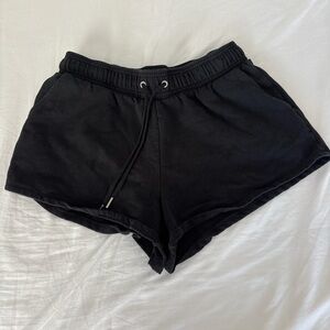 Black Sweatshorts